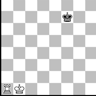 An infinite quadrant chessboard